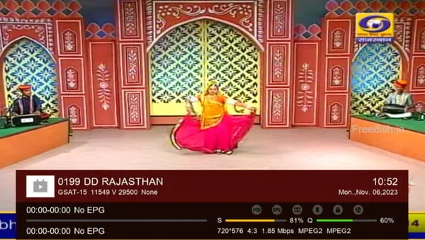 DD Rajasthan (DD Aravali) is Available on Channel Number 78