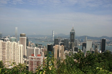 View from Victoria Peak, Hong Kong, China, 2009 (7387)
