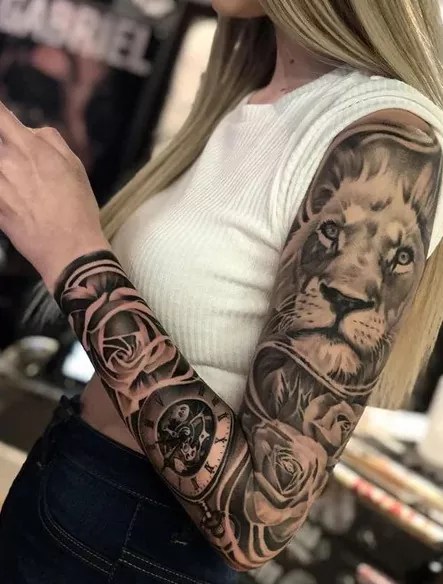 50 mangas de tatuagens femininas para deixar vocês inspiradas