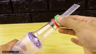 Cara Membuat Vaccum Cleaner dari Botol Bekas dan Motor Drone Bekas