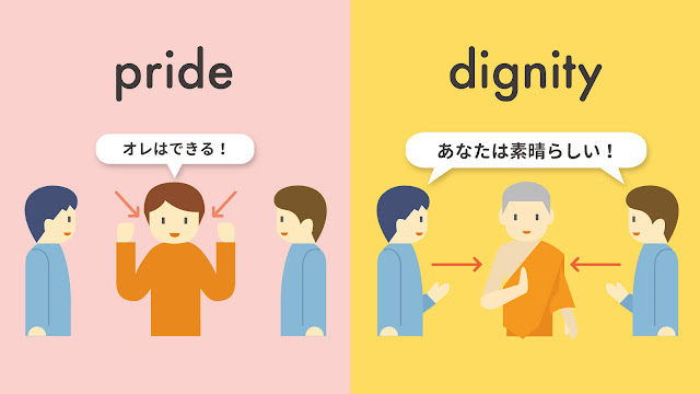 pride と dignity の違い