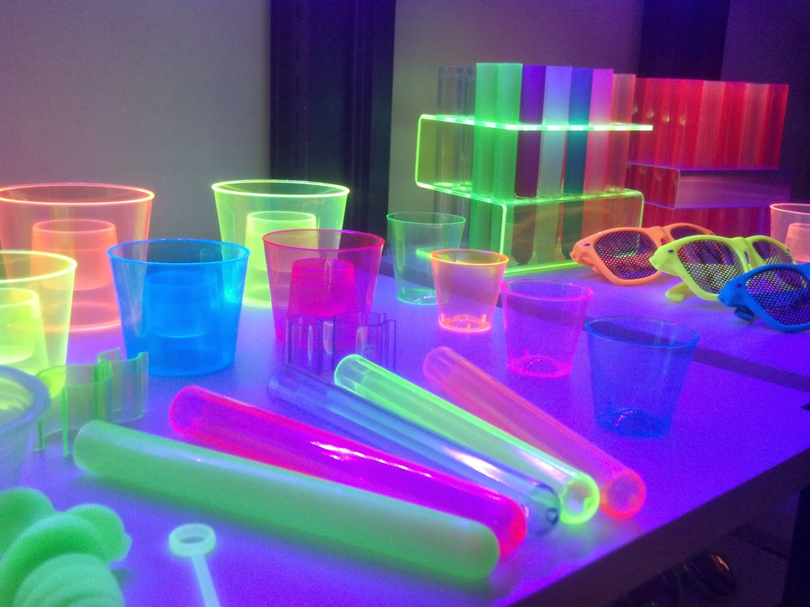 GLOW NEON UV  PARTY  Glow in the Dark Party  Supplies  