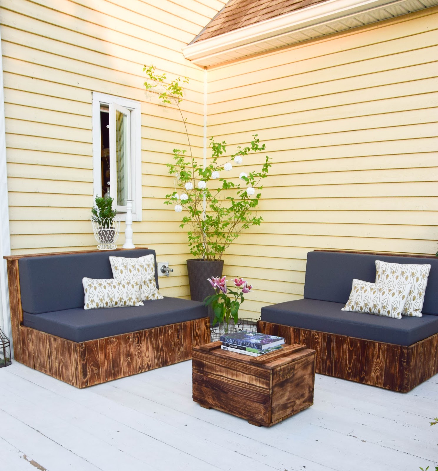 DIY Sitzmöbel aus Paletten - für die Terrasse und das ...