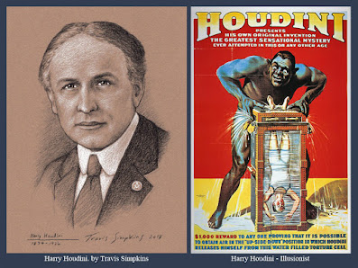 Harry Houdini. Magician, Illusionist, Escape Artist and Freemason. by Travis Simpkins