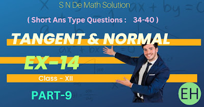 Tangent and Normal | Part-9