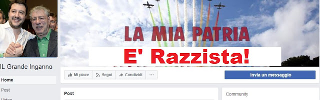 facebook_il grande inganno_un_dittatore_razzista_leghista_