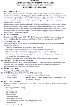 Contoh Proposal Lengkap