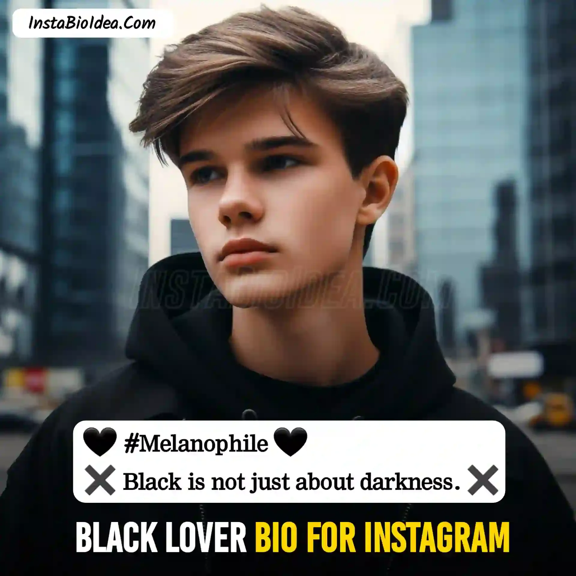 black lover bio for instagram image