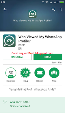 cara mengetahui orang yang melihat profil WhatsApp kita