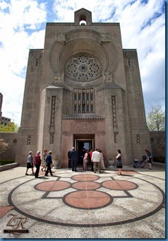 The Madonna della Strada Chapel on the campus of Loyola University.