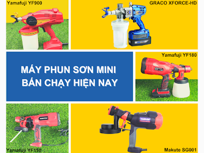 Máy phun sơn mini bán chạy hiện nay