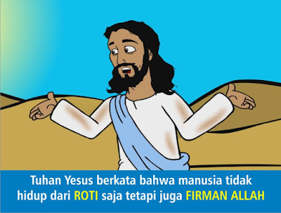 Komik Alkitab Anak: Tuhan Yesus Berpuasa