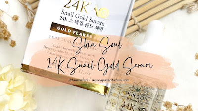 [REVIEW] Skin Soul 24K Snail Gold Serum By Amanda Manopo