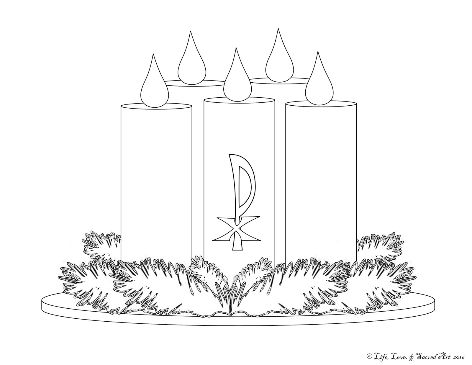 Life, Love, & Sacred Art: FREE Advent Calendar & Coloring Page