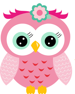 Pink Owl Quinceanera Free Printable Image.