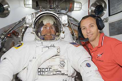 STS-129 Mission Specialists Mike Foreman and Randy Bresnik