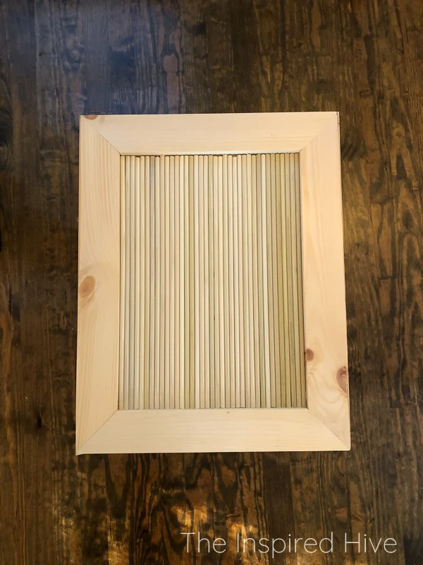 How to build a DIY reeded side table.