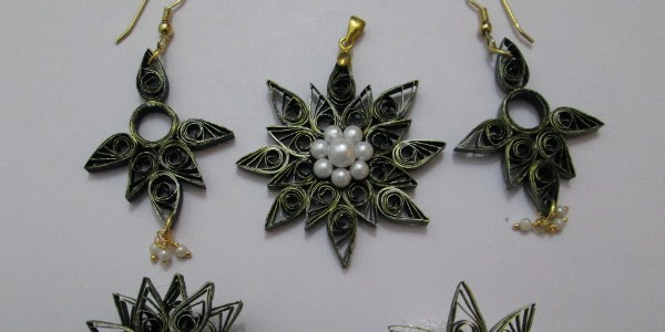 Quilled jewellery