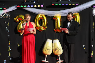 Fiesta de fin de año en la residencia de ancianos de la Fundación Miranda