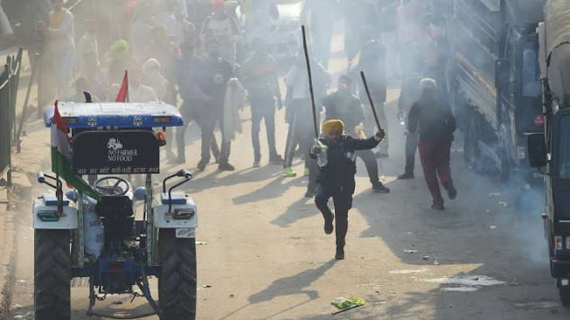 ransack on Delhi road by Khalistani terrorists at read fort after narendra modi hoisted national flag