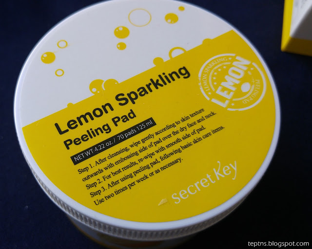 SecretKey Lemon Sparkling Peeling Pad Review