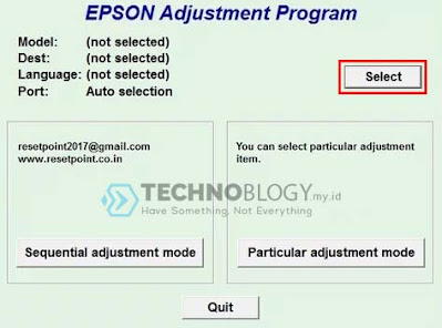 Download reset epson L3110