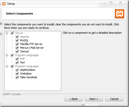 Pemasangan MYSQL , PHP, Apache dengan XAMPP di Windows