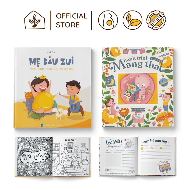 [A116] Làm thế nào để vui vẻ và rèn kỹ năng khi mang thai với combo sách Activity Books?