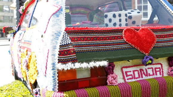 Knitted Norwegian Art Car Central