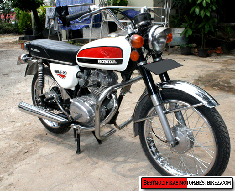 Honda CB 100 1975 - Gambar Modifikasi Motor Terbaru