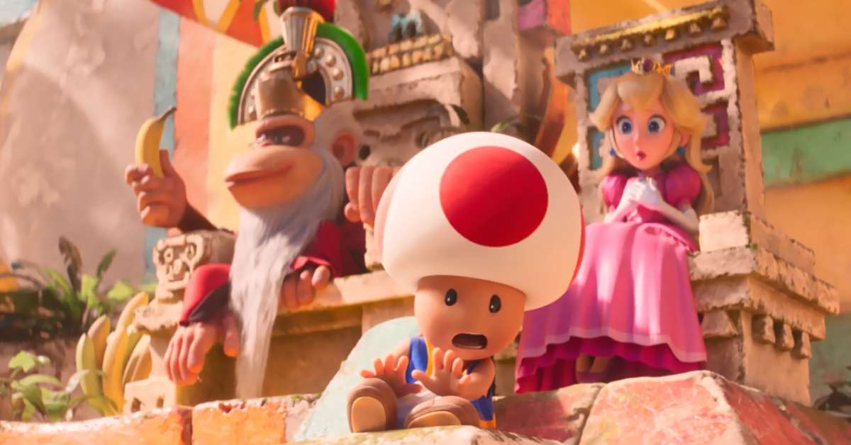 Fui assistir o filme Super Mário bros o Filme e teve uma linda