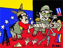 Ditadores Raul e Maduro