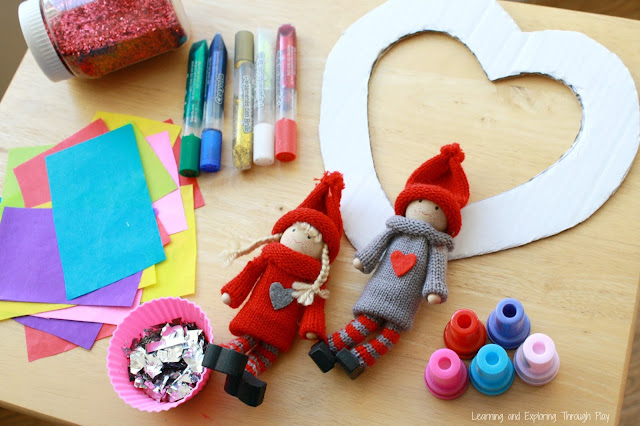 Heart Wreath Craft for Kids