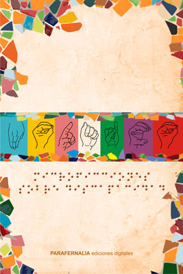 Carátula de: MOSAICO: microficciones sobre discapacidad (PARAFERNALIA Ediciones Digitales, Nicaragua - 2020), varios autores (compiladores: Adriana Rodríguez y Homero Carvalho Oliva