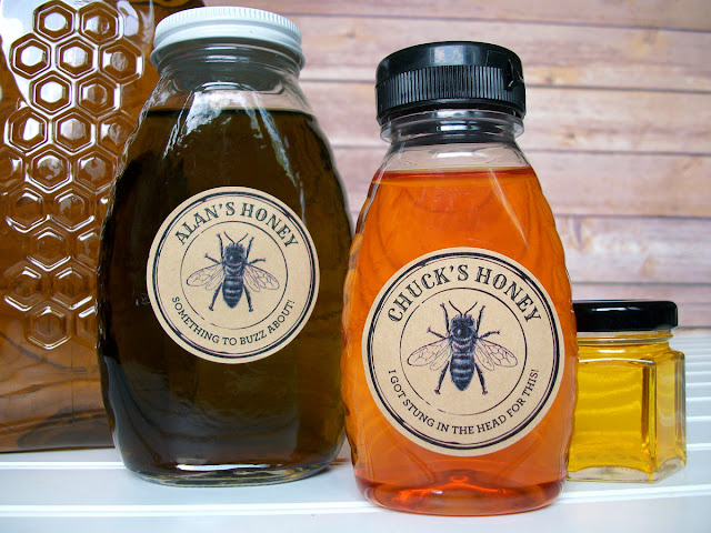 Custom Kraft Seal Honey Bottle Labels