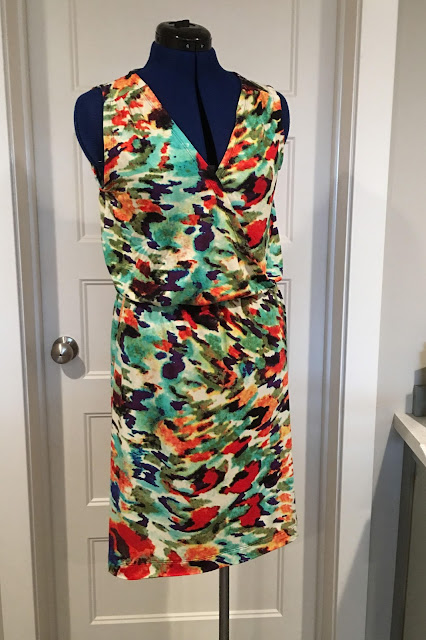 Simplicity 8178 made with a Joann fabrics' knit.