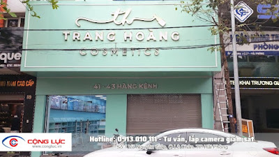 Di dời Lắp camera cửa hàng Trang Hoàng 41 Hàng Kênh Hải Phòng 1