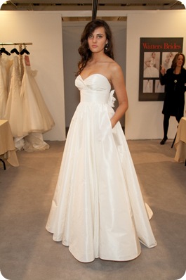 Watters pockets gown