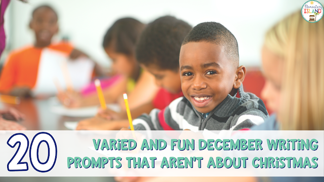 Looking for writing prompts to use with your students during the month of December? These fun writing prompts include all the joy of the month plus fun prompts kids will love using for writing practice.