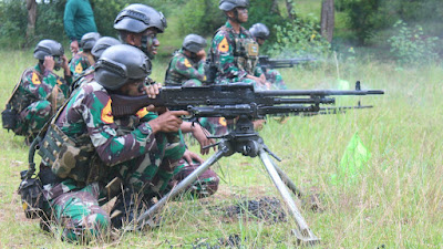 Lattek Suroyudho, aplikasikan Teknologi All-In-One Offline Maps, Drone dan NVG pada Latihan Taktik Operasi Darat