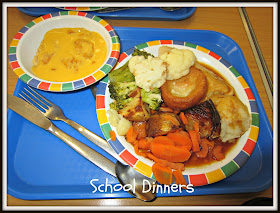 roast dinner, school dinner, 