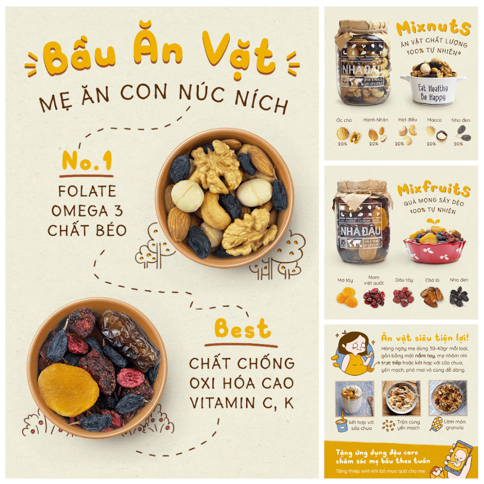 [A36] Mixfruits ăn vặt tốt cho thai nhi trong bụng Mẹ