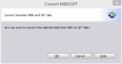 Cara Mudah Convert MBR ke GPT dan Sebaliknya, Tanpa Kehilangan data 100% WORK!!!