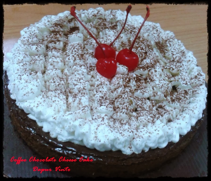   Dapur VinTo: Coffee Chocolate Cheesecake