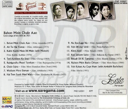 Bahon Mein Chale Aao - Classic's Revival - Forever 5 (2001) [Hires-Pk]