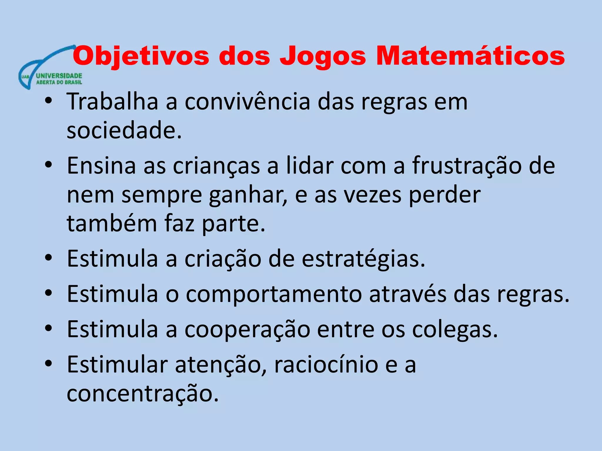 JOGOS MATEMÁTICOS