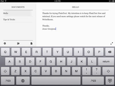 PlainText - Editing Dropbox text files on iPad & iPhone