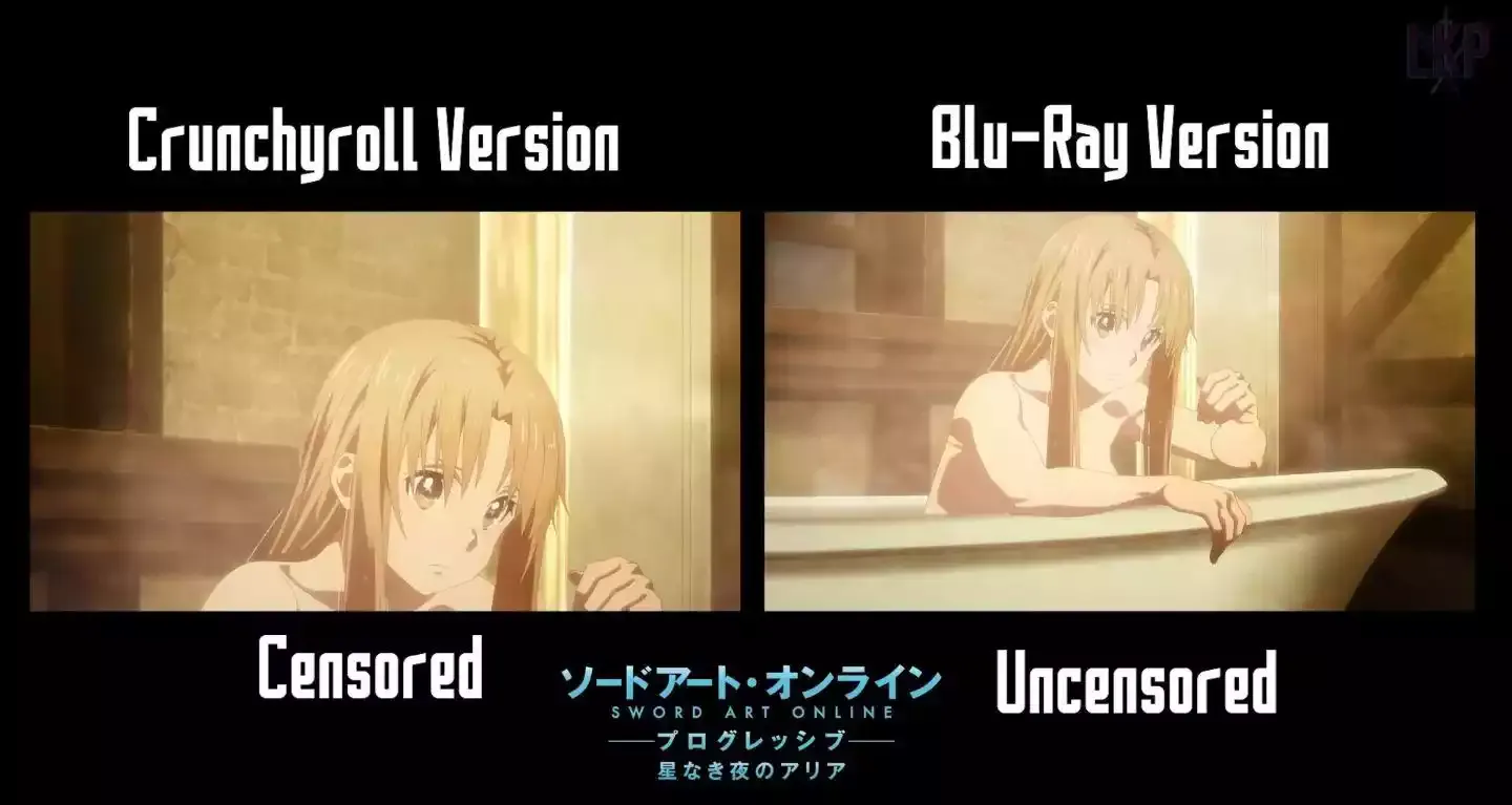 O filme de Sword Art Online: Progressive foi censurado na crunchyroll