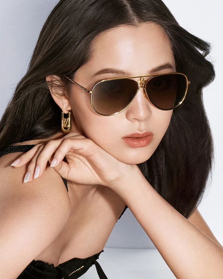 Louis Vuitton's SS23 Sunglasses campaign captured by Steven Meisel