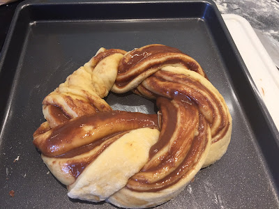 Chocolate Brioche Twist ready to bake